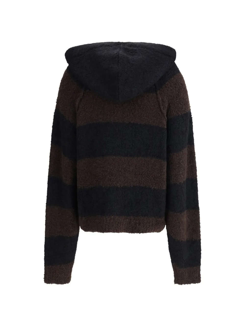  Petar Petrov Hooded Stripped Sweater - Brown 