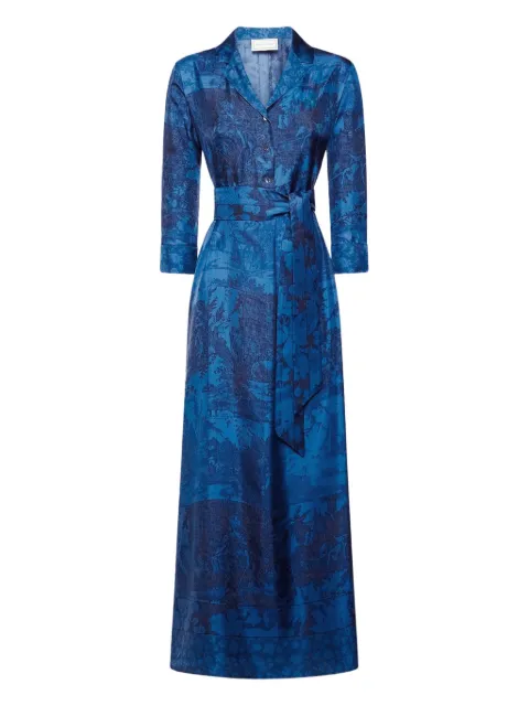 Pierre-Louis Mascia printed belted dress