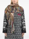 Pierre-Louis Mascia silk fringed scarf - Neutrals