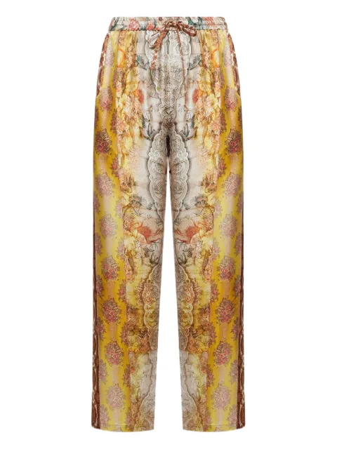 Pierre-Louis Mascia floral-print drawstring-waist trousers