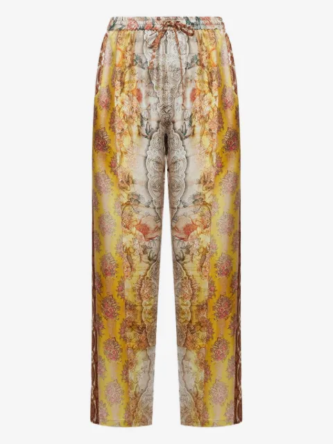 Pierre-Louis Mascia floral-print drawstring-waist trousers