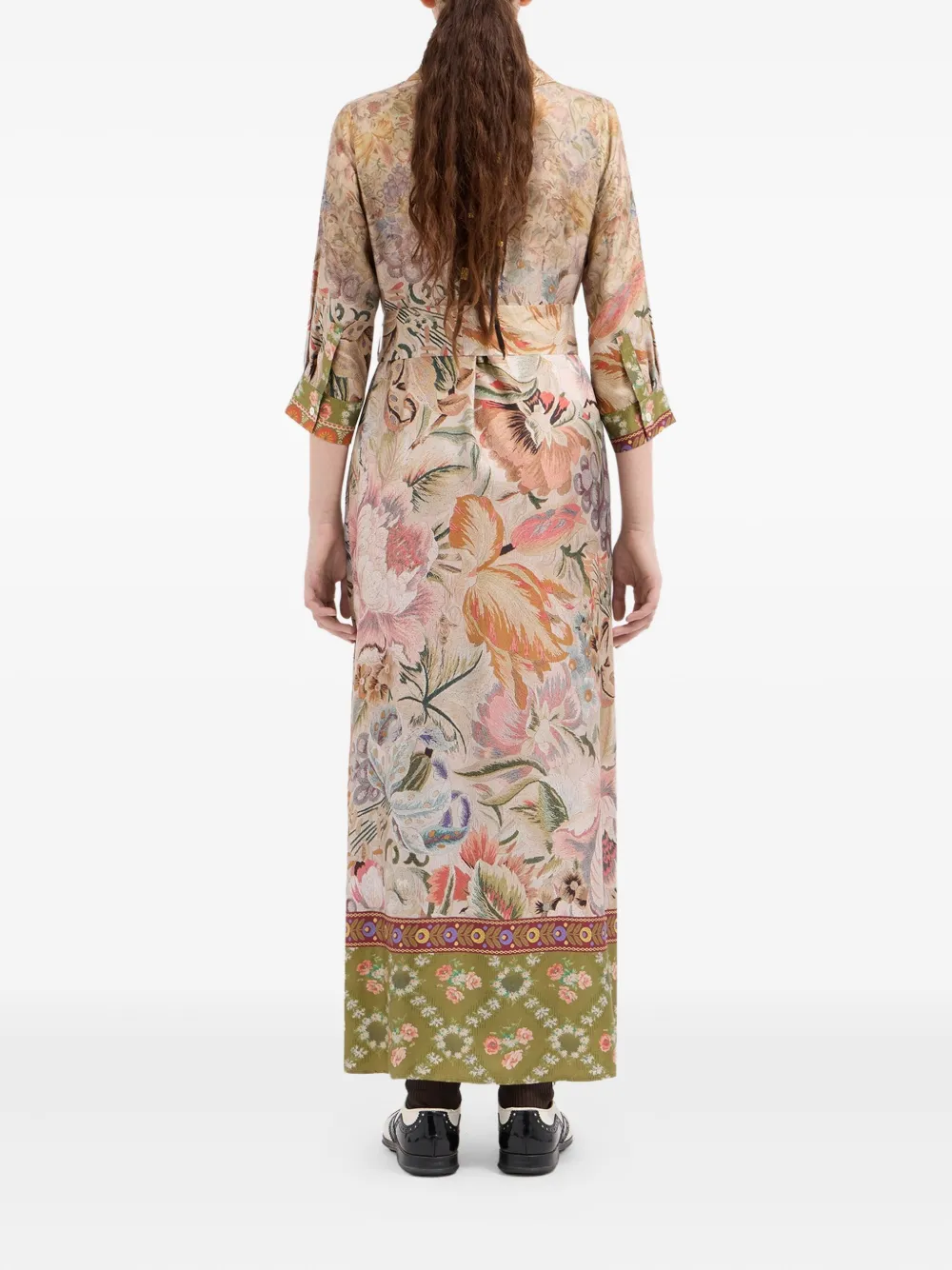 Pierre-louis Mascia Floral-print Maxi Dress In Multi