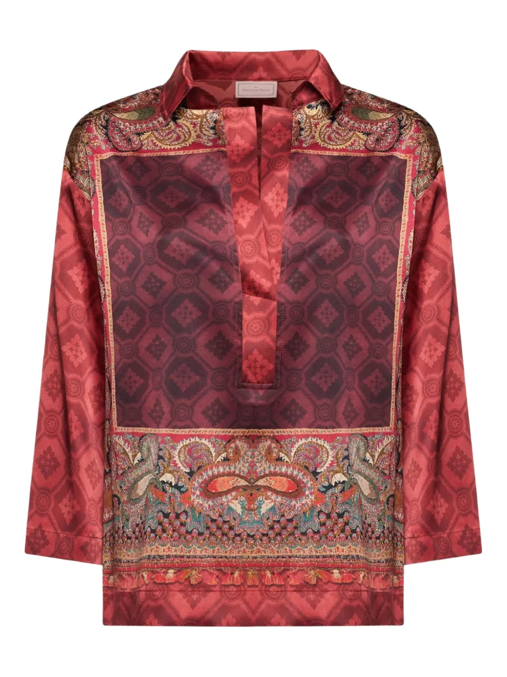 Pierre-Louis Mascia paisley-print blouse | Red | Image 1