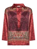 Pierre-Louis Mascia paisley-print blouse - Red