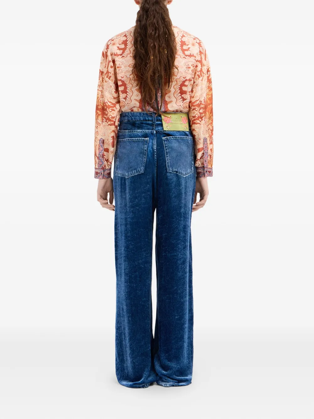 Pierre-Louis Mascia Jeans met opgestikte zak Blauw