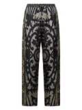 Pierre-Louis Mascia drawstring-waist trousers - Black