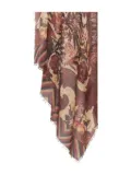 Pierre-Louis Mascia floral-print scarf - Brown