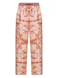 Pierre-Louis Mascia paisley-print drawstring-waist trousers - Pink