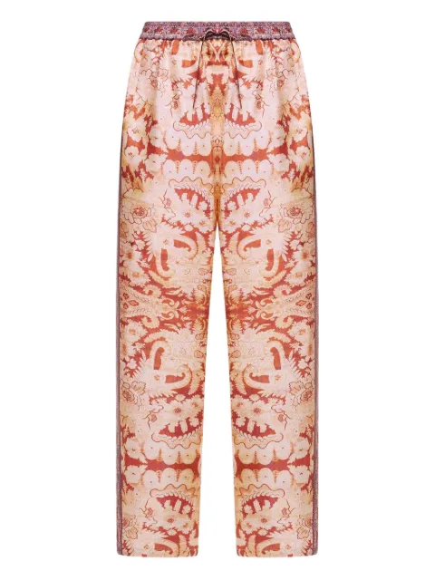 Pierre-Louis Mascia paisley-print drawstring-waist trousers
