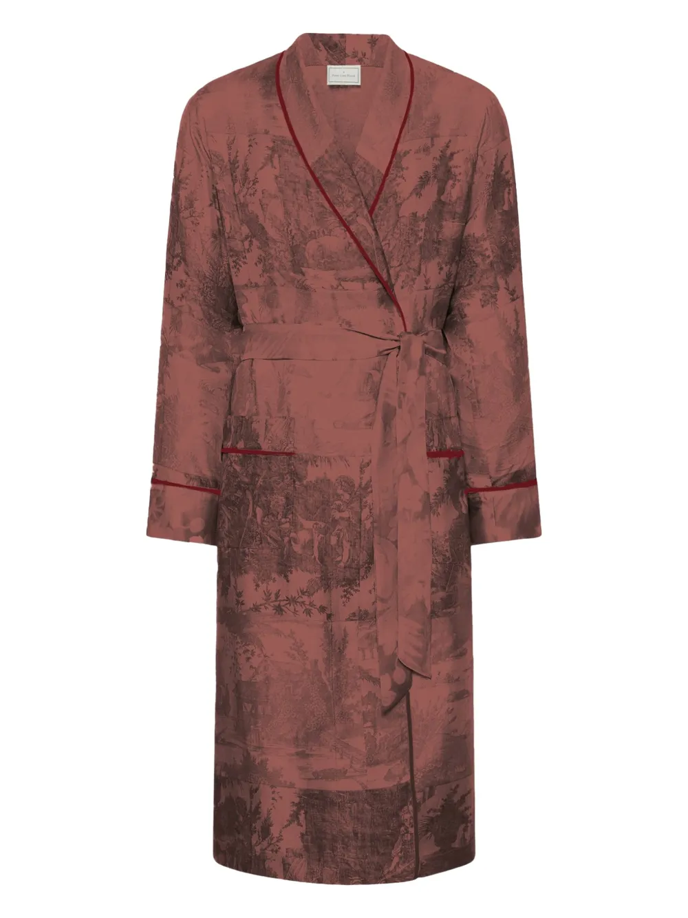 Pierre-louis Mascia Aloegum Robe In Brown