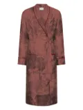 Pierre-Louis Mascia Aloegum robe - Brown