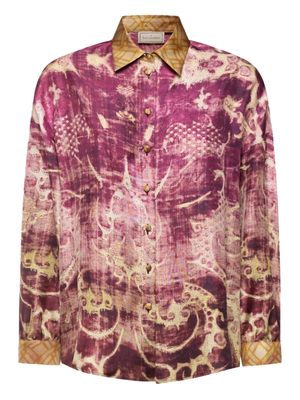 Pierre-louis Mascia Patterned Long-sleeve Shirt In Multi