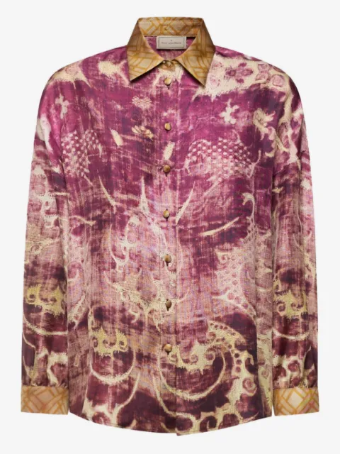 Pierre-Louis Mascia camisa estampada manga larga