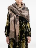 Pierre-Louis Mascia geometric-pattern scarf - Neutrals