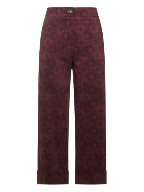 Pierre-Louis Mascia geometric-print trousers