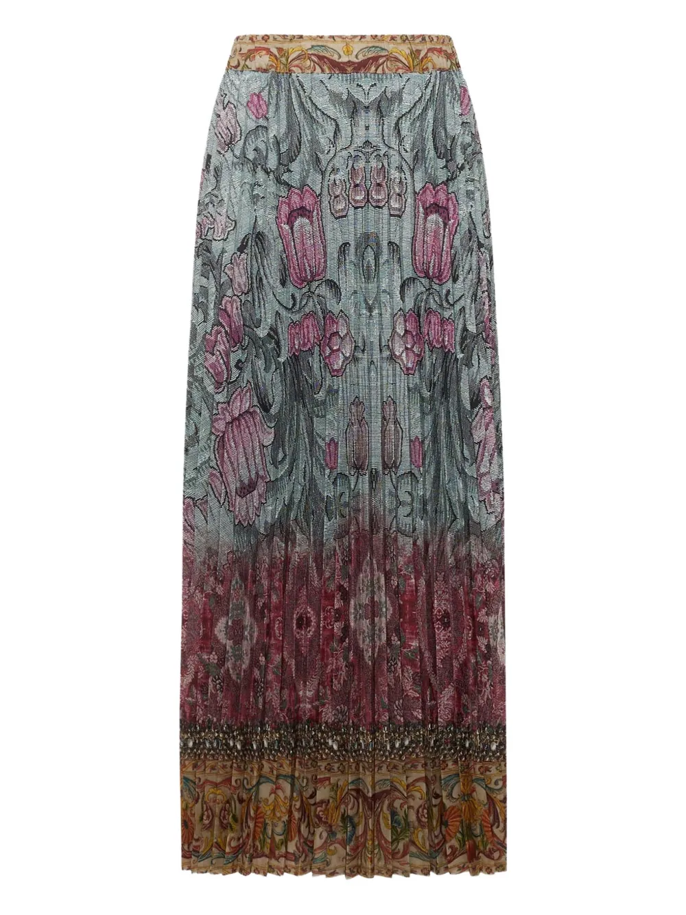 Pierre-louis Mascia Floral-pattern Maxi Skirt In Multi