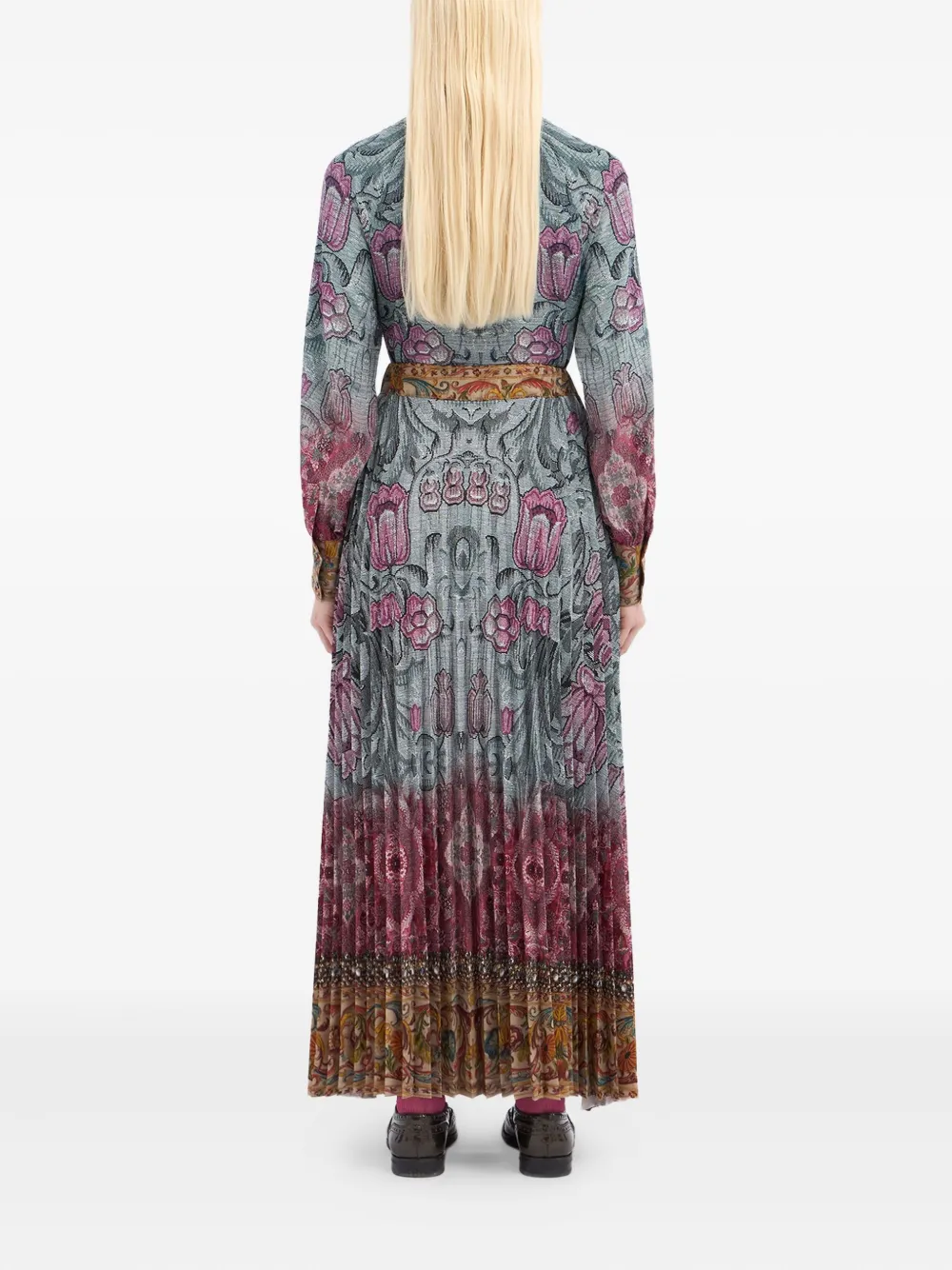 Pierre-louis Mascia Floral-pattern Maxi Skirt In Multi