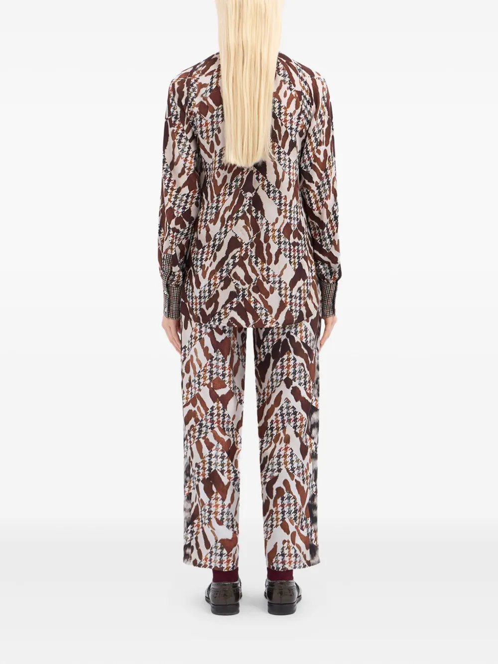 Pierre-louis Mascia Bow-tie Neck Blouse In Multi