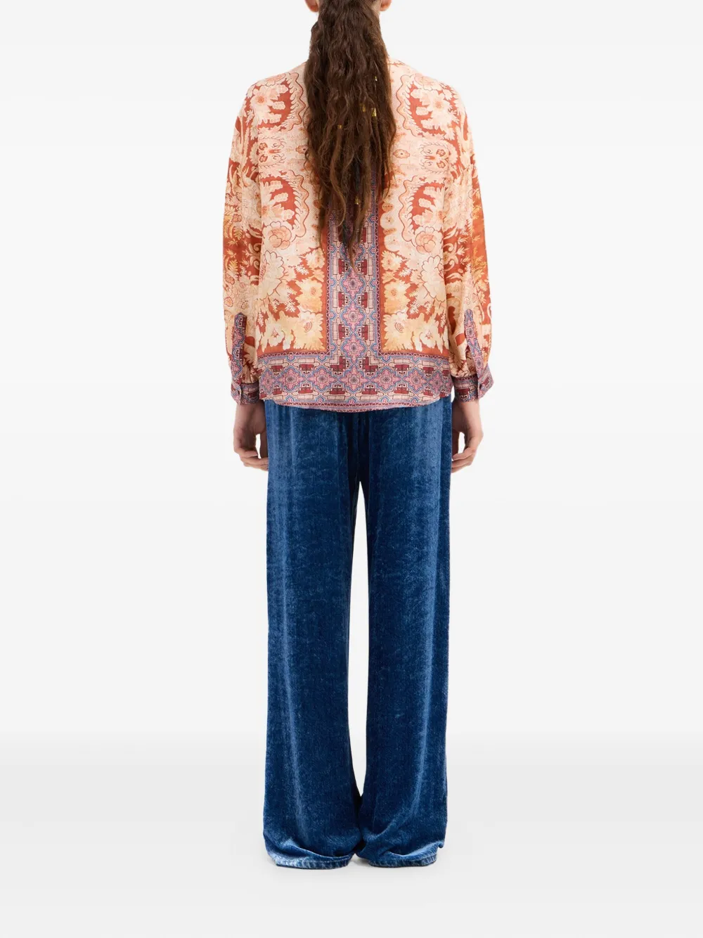 Pierre-louis Mascia Paisley-print Button-down Shirt In Yellow