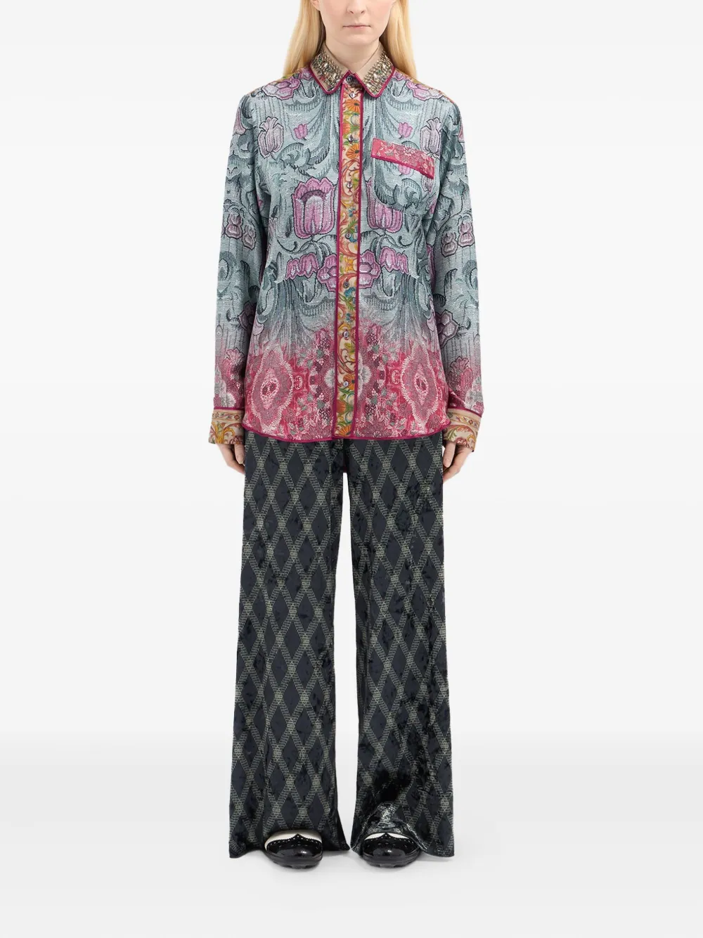 Pierre-Louis Mascia Aloe silk shirt | Women | Image 2