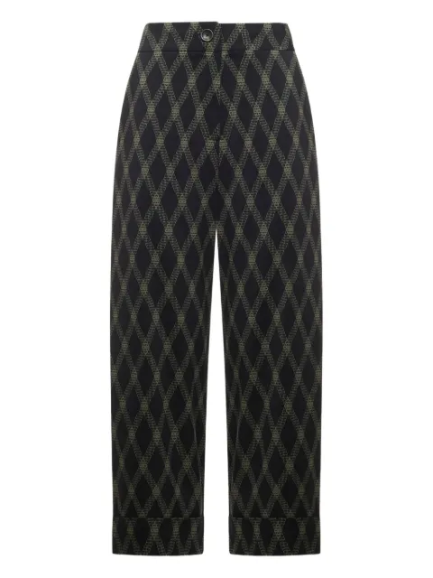 Pierre-Louis Mascia diamond-pattern trousers