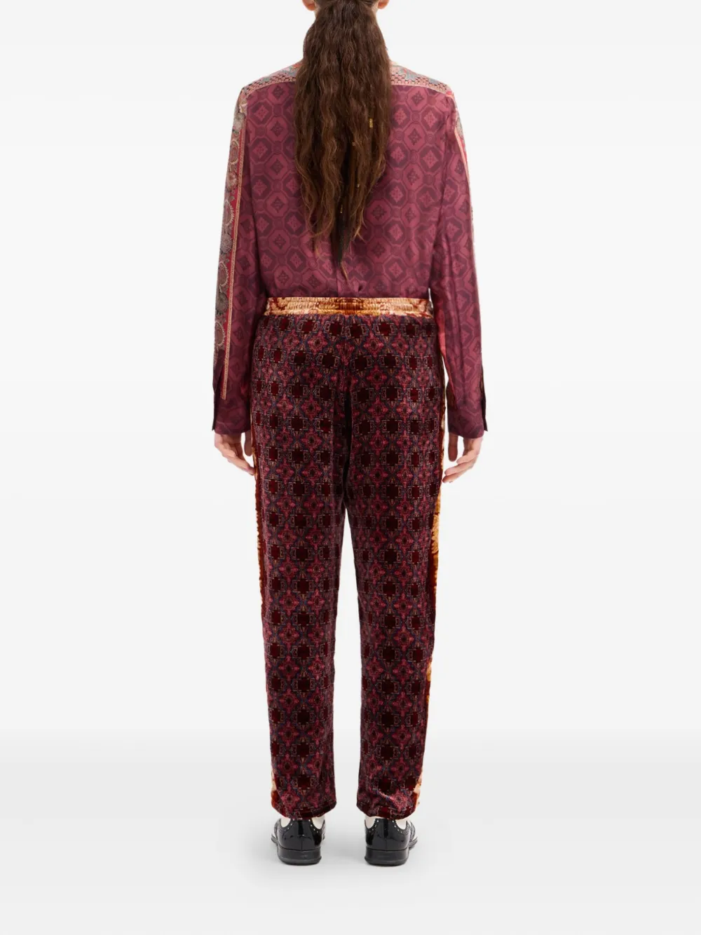 Pierre-louis Mascia Aloe Trousers In Red