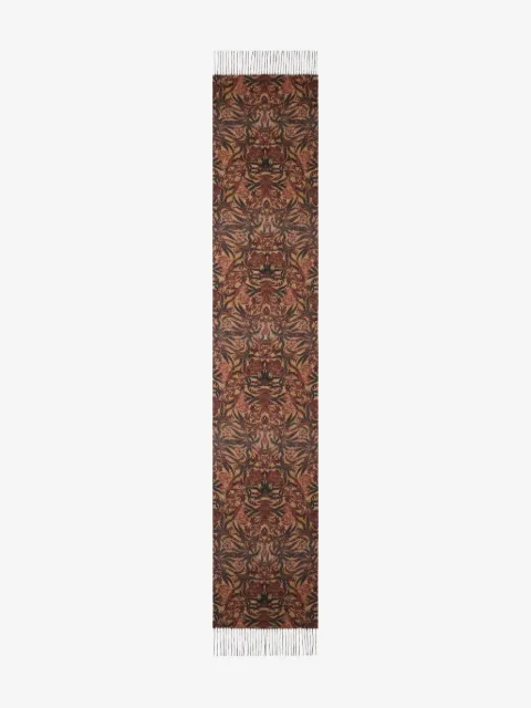 Pierre-Louis Mascia geometric-pattern fringed-edges scarf