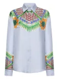 Pierre-Louis Mascia long-sleeve shirt - Blue