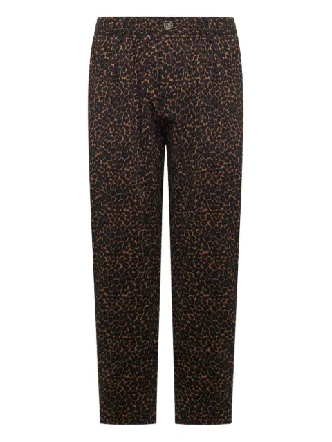 Pierre-Louis Mascia leopard-print pleated trousers