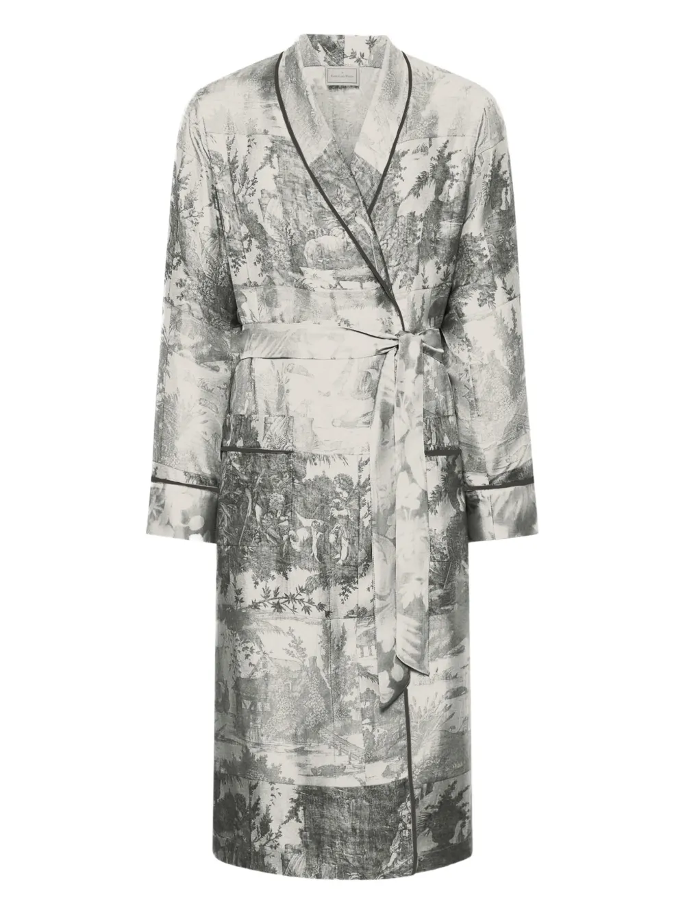 Pierre-louis Mascia Aloegum Robe In Gray