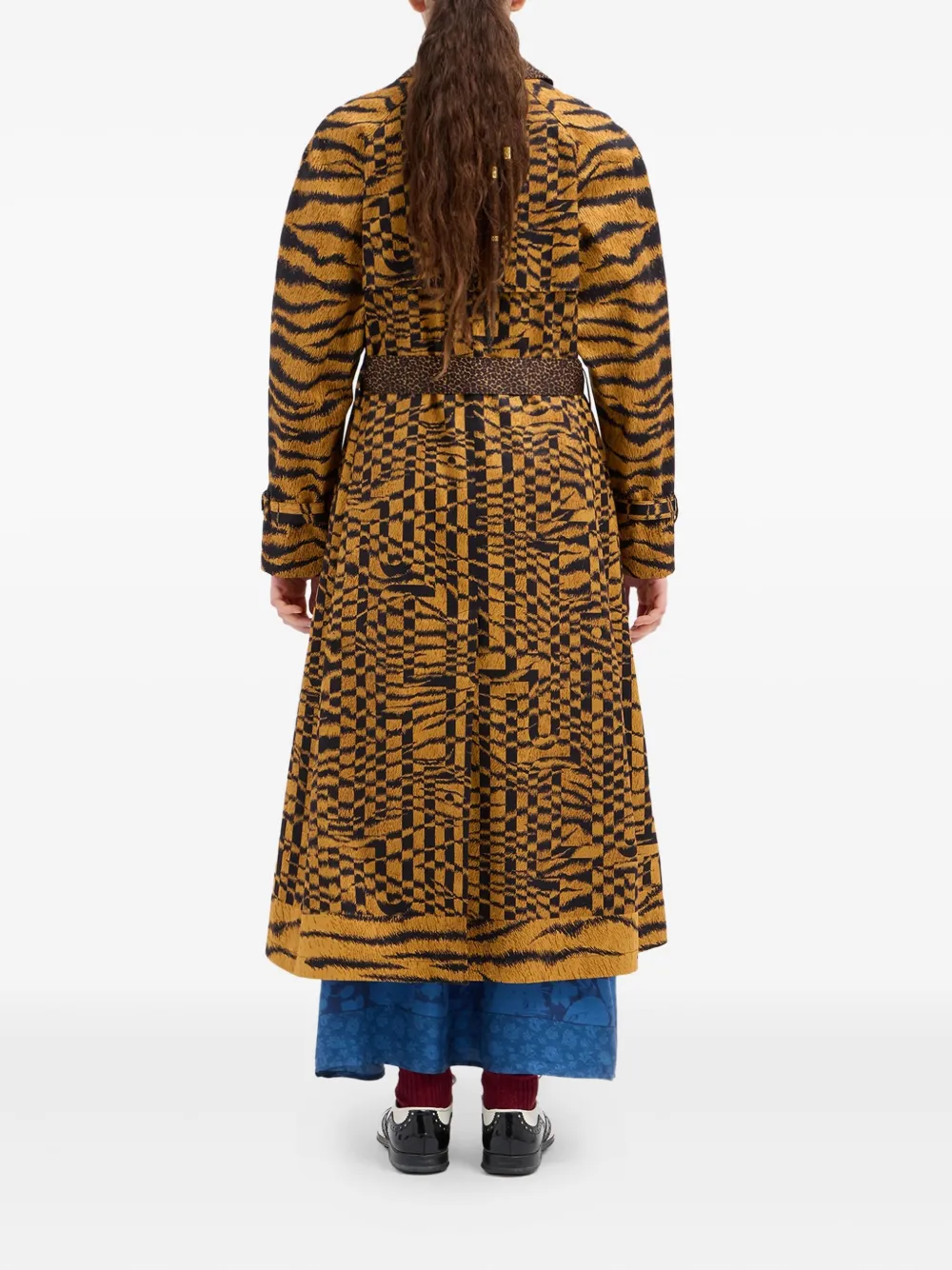 Pierre-louis Mascia Rosa Trenchcoat In Multi