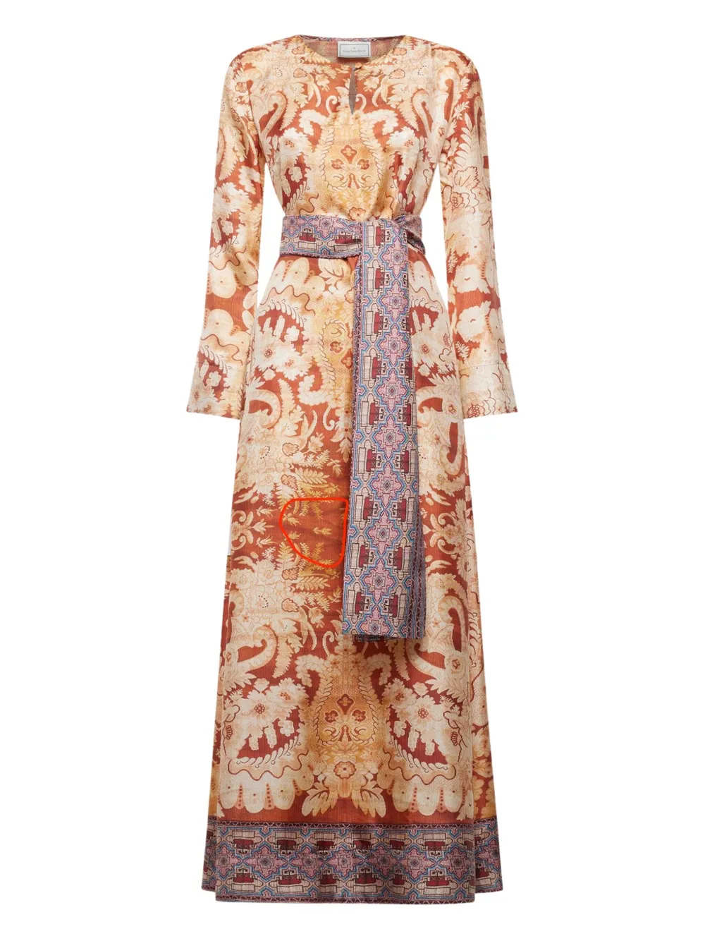 Pierre-Louis Mascia paisley-print maxi dress - Rosa