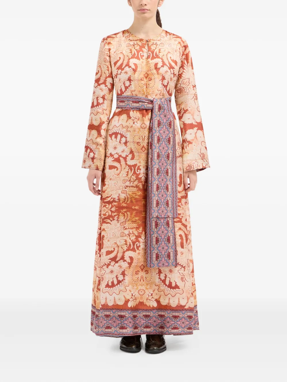 Pierre-Louis Mascia Maxi-jurk met paisley-print - Roze