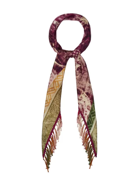 Pierre-Louis Mascia geometric-pattern fringed-edges scarf