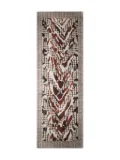 Pierre-Louis Mascia houndstooth-pattern scarf - Black