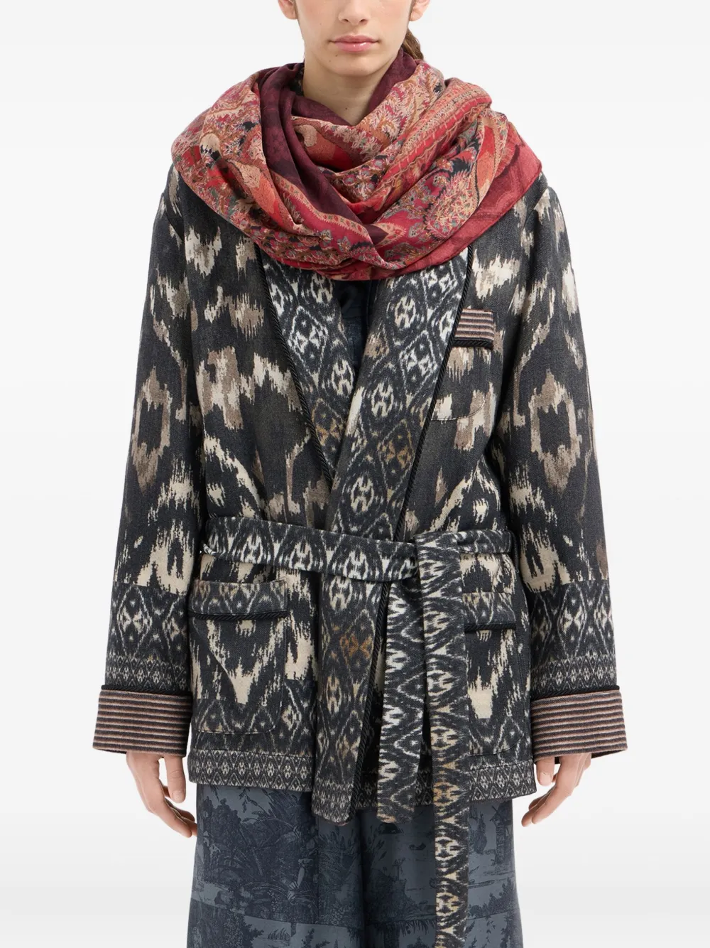 Pierre-Louis Mascia paisley-pattern scarf | Women | Image 2