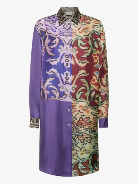 Pierre-Louis Mascia patchwork-design shirt