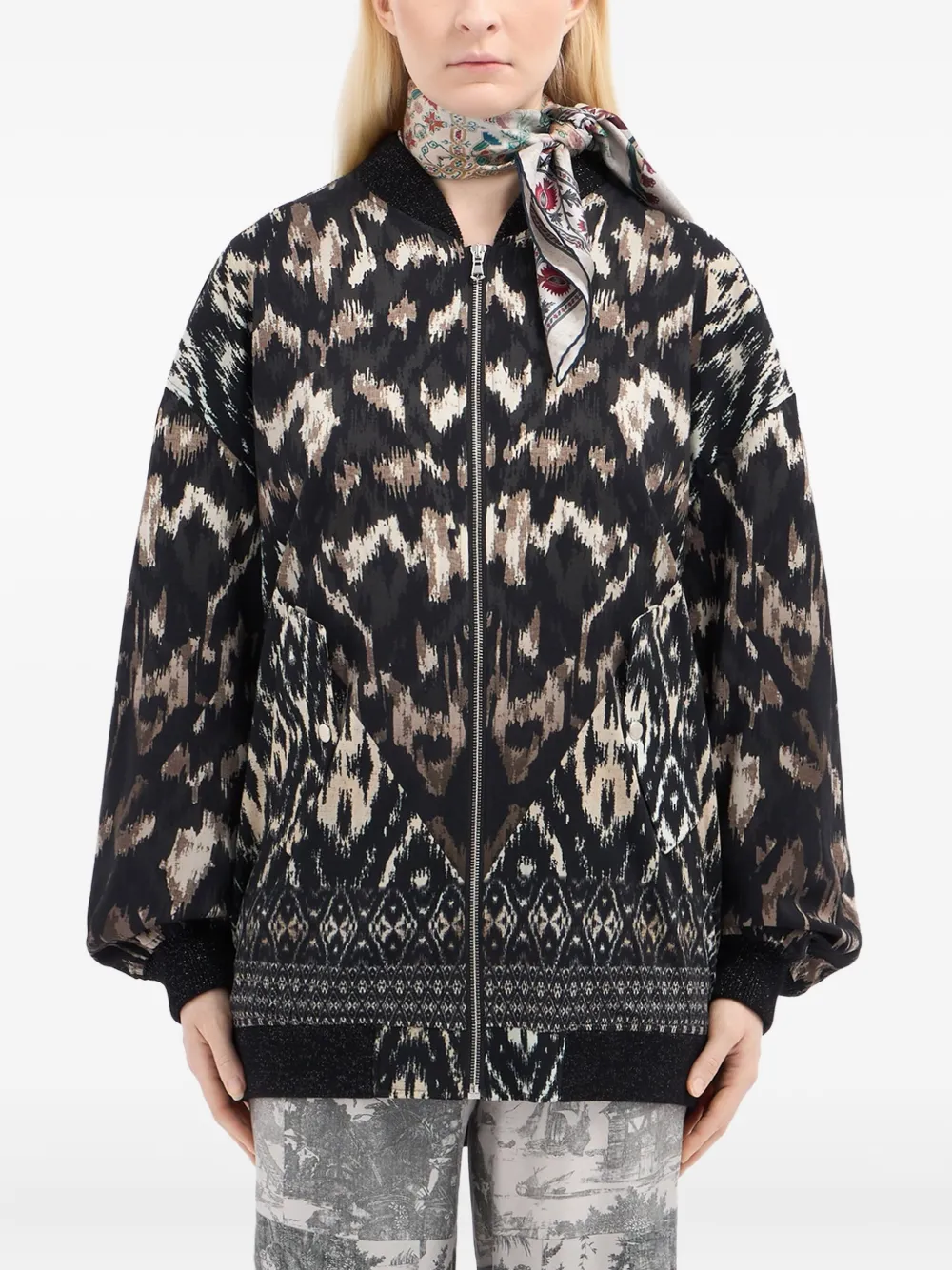 Pierre-Louis Mascia floral-pattern silk scarf | Women | Image 2