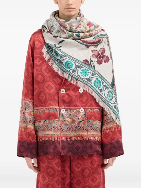 Pierre-Louis Mascia paisley-floral print scarf