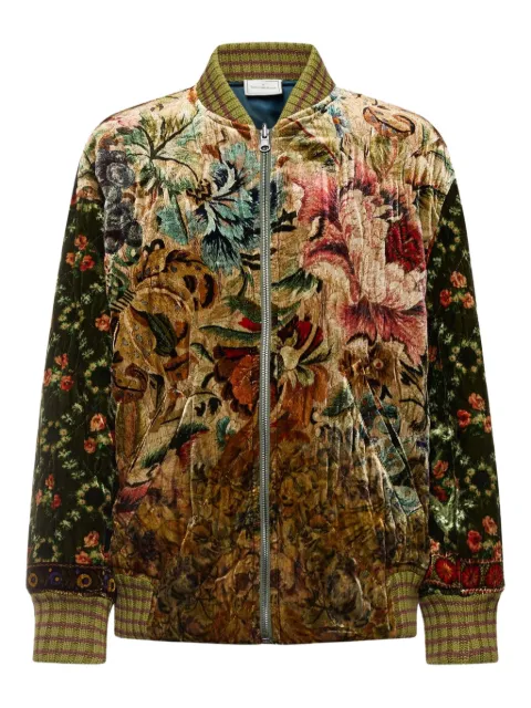 Pierre-Louis Mascia floral-tapestry velvet jacket