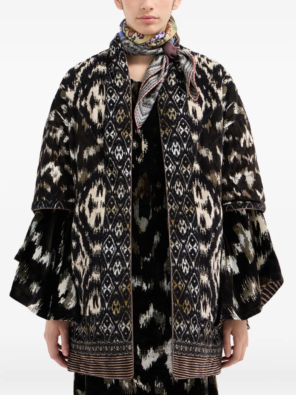 Pierre-Louis Mascia floral-pattern scarf | Women | Image 2