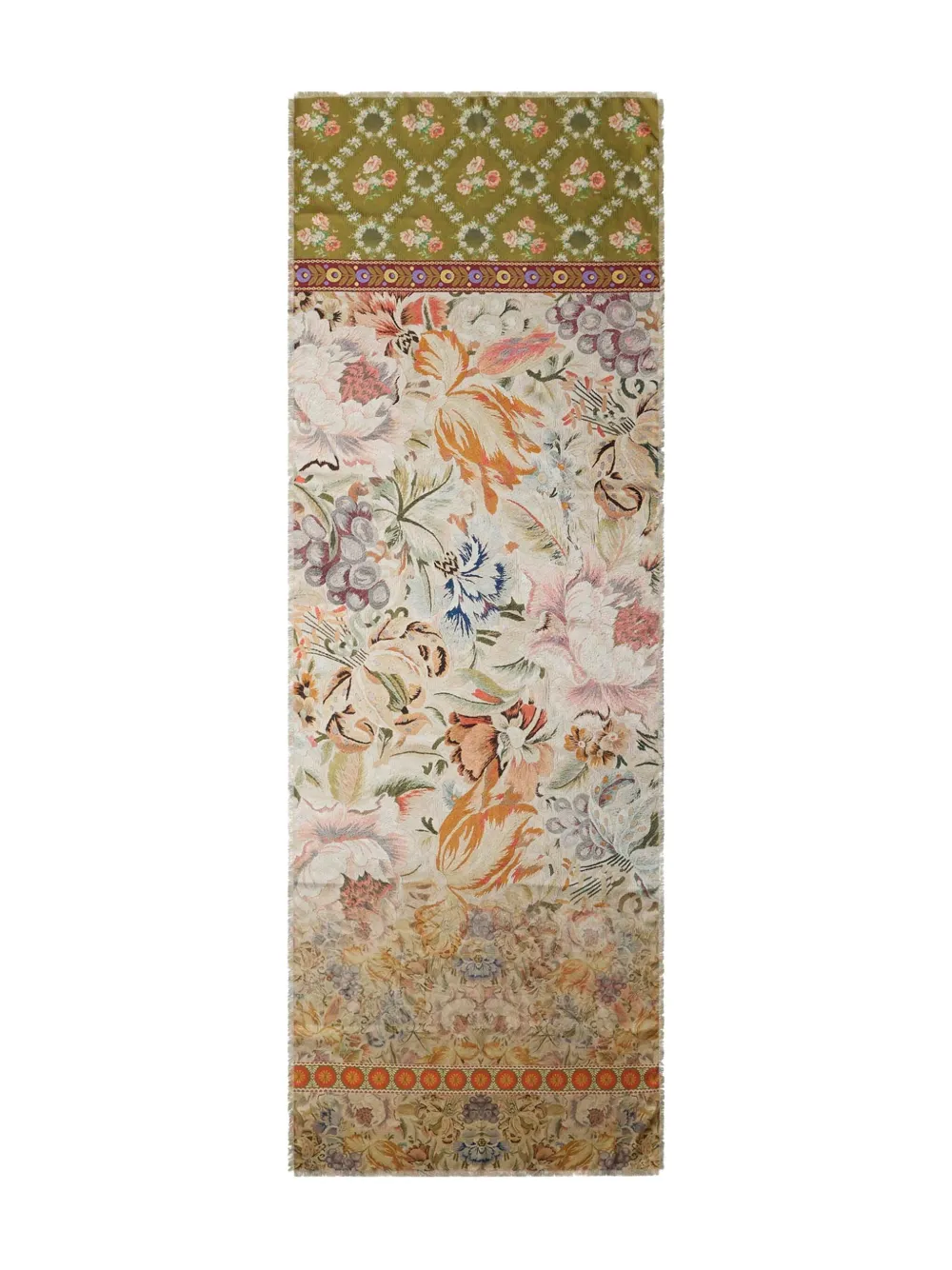 Pierre-louis Mascia Floral-pattern Silk Scarf In Multi