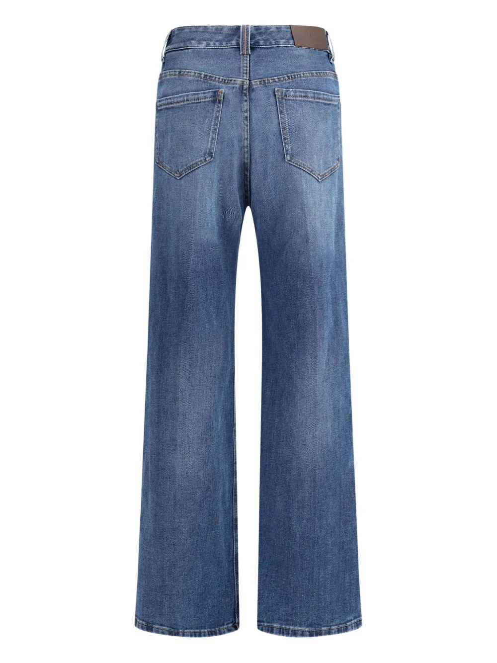Brunello Cucinelli High waist straight jeans - Blauw