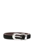 OUR LEGACY calf hair belt - Brown