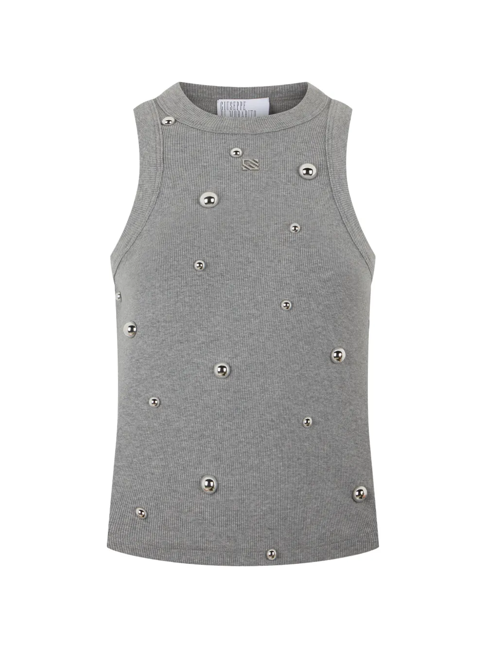 Giuseppe Di Morabito stud-embellished top - Grigio