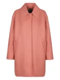 FENDI elasticated-back single-breasted coat - Pink