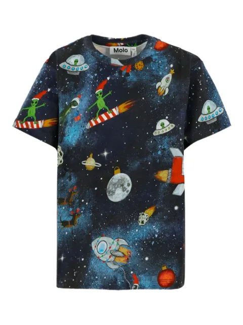 Molo playera con estampado espacial
