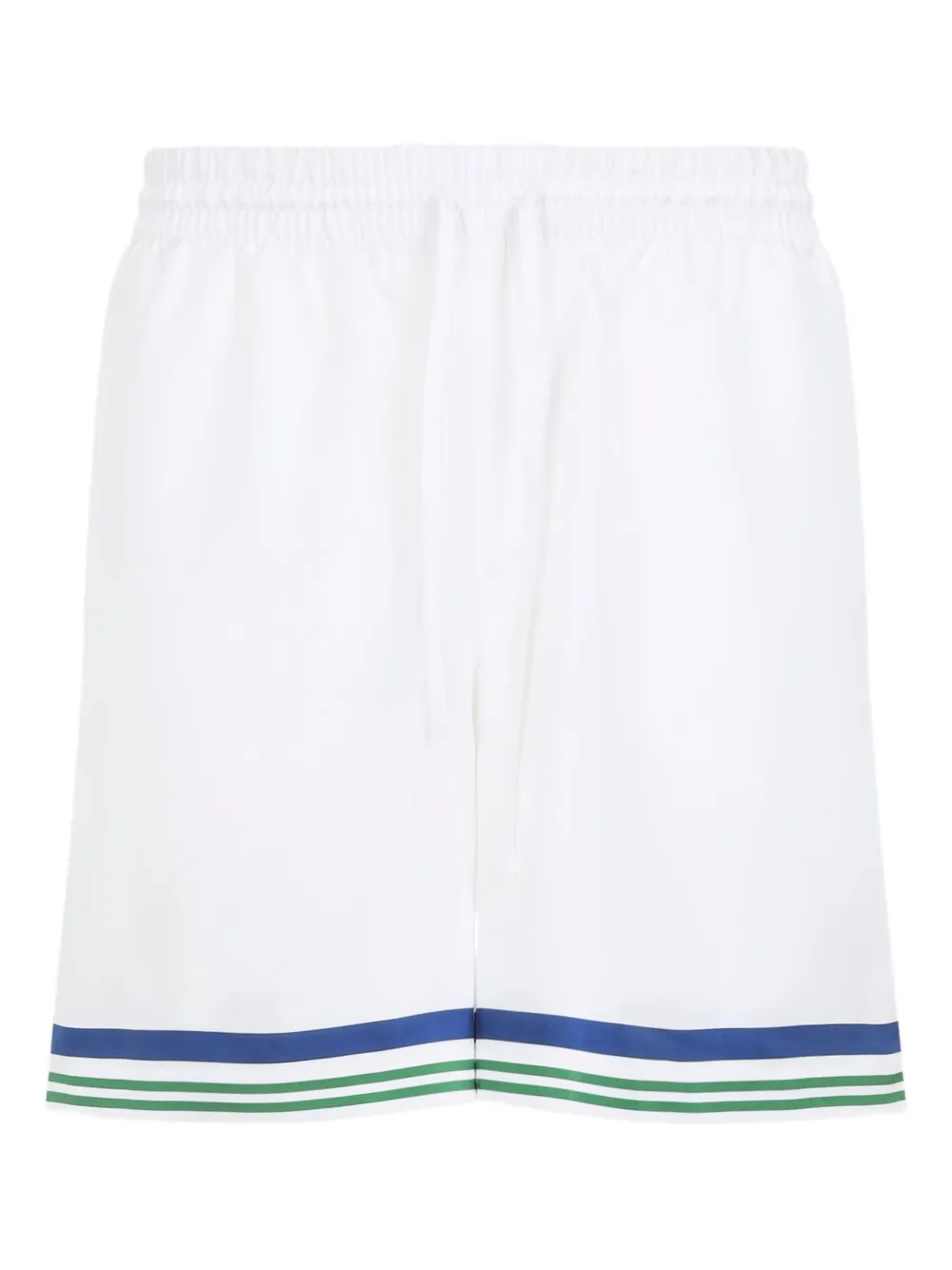 Casablanca drawstring silk track shorts - ホワイト Casablanca drawstring silk track shorts - ホワイト