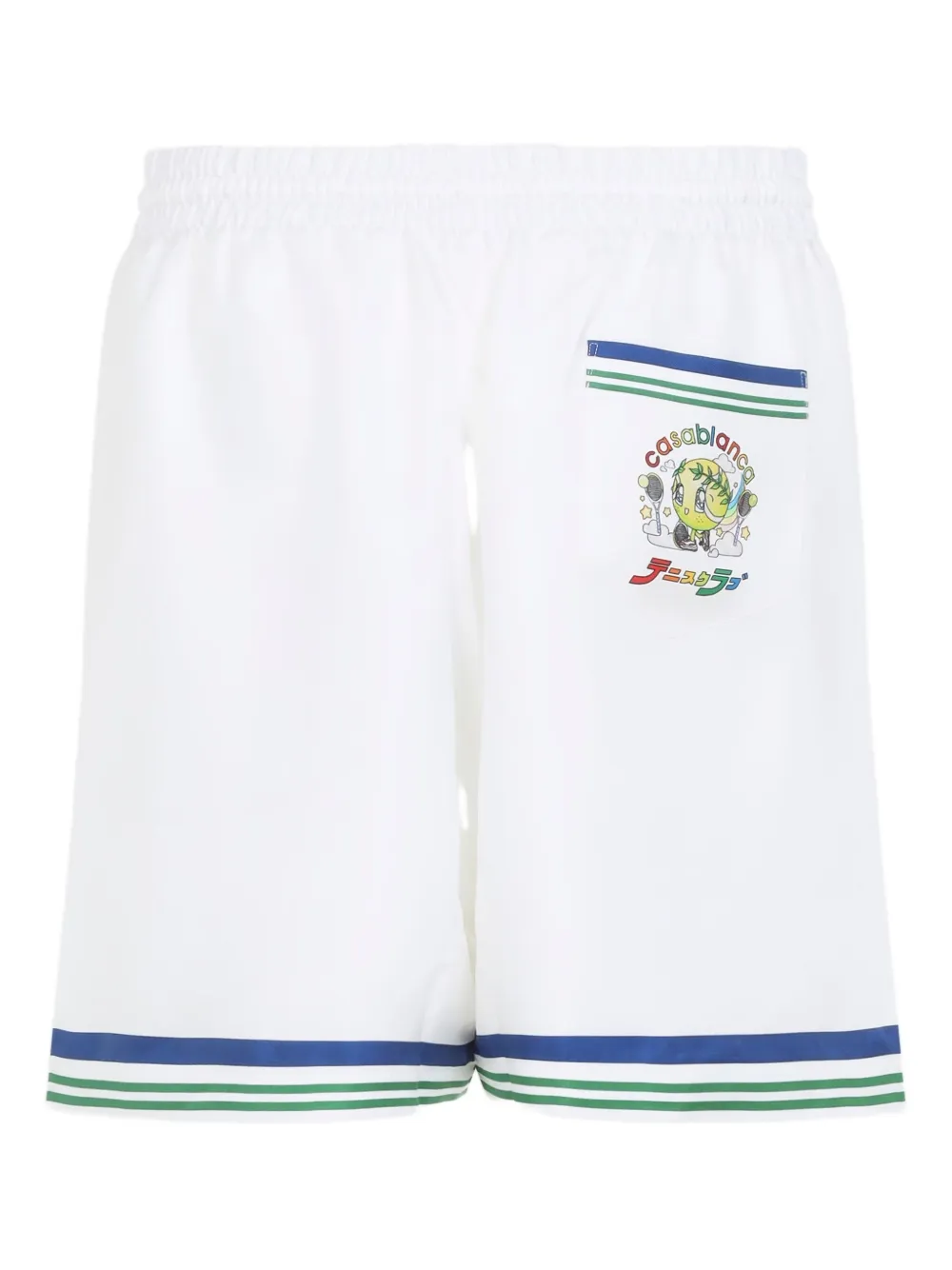 Casablanca drawstring silk track shorts | Track & Running Shorts | Image 2