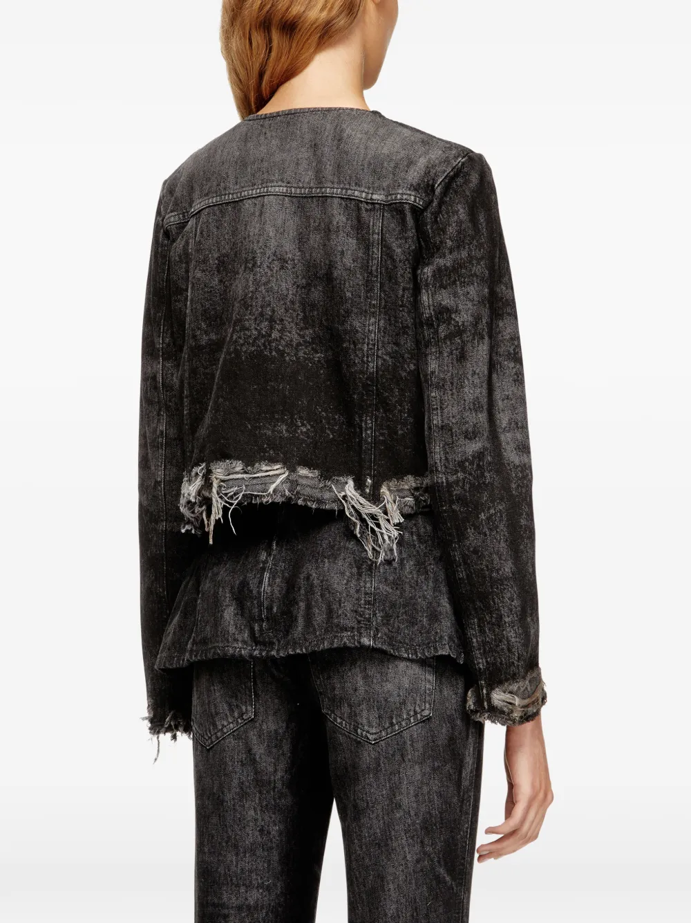 Diesel Gerafeld spijkerjack Grijs